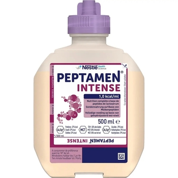 Ентеральне харчування Peptamen Intense, для дорослих, 500 мл (12383273) - Pampik