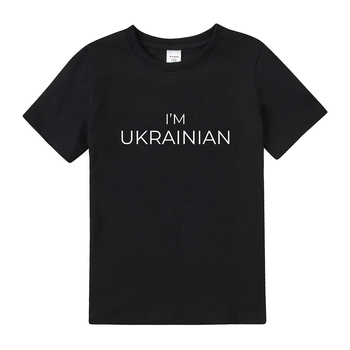 Футболка Garnamama Ukraine t-shirt 110-116 Чорний (921758.12299412) - Pampik