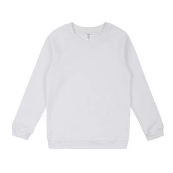 Реглан Garnamama Basic Sweatshirt интерлок 128 Белый (1031914.1327825) - Pampik