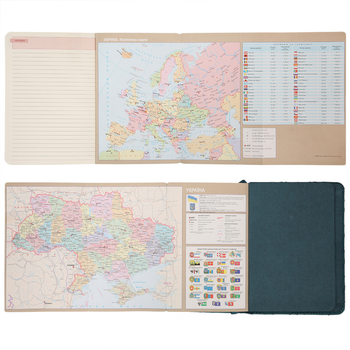 Щоденник Leo Planner Vibe А6, недатований, 320 сторінок, темно-бірюзовий (252709) - Pampik - 7