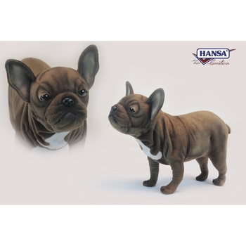 Мягкая игрушка Hansa Французский бульдог, длина 50 см (6600) - Pampik - 2