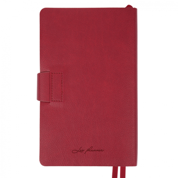 Щоденник Leo Planner Alpha, датований 2026, 12х20 см, 352 сторінки, бордовий (252630) - Pampik - 2