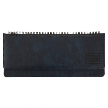 Планінг настільний Leo Planner Persona, датований 2026, 30х14 см, 128 сторінок, синій (252658) - Pampik