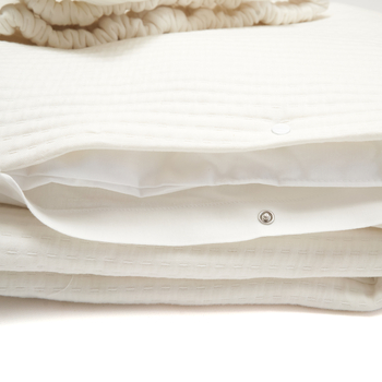 Конверт-плед Twins Cotton New, зі зйомним наповненням, 90х90 см, рожевий (9026-TCN-08) - Pampik - 5