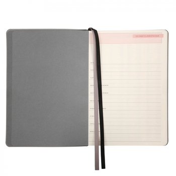 Щоденник Leo Planner Botanic А5, недатований, 320 сторінок, сірий (252691) - Pampik - 7