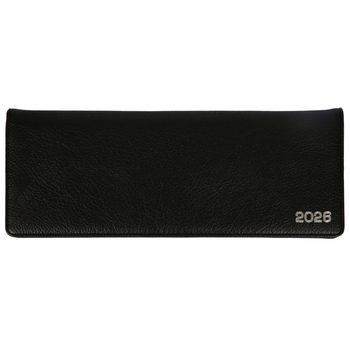 Планінг-щотижневик настільний Leo Planner Credo, датований 2026, 34х13 см, 128 сторінок, чорний (252679) - Pampik