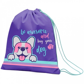 Сумка для взуття 1 Вересня SB-10 Corgi, фіолетовий (552244) - Pampik