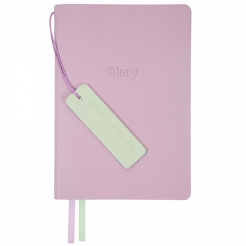 Щоденник Leo Planner Prima А5, недатований, 320 сторінок, бузковий (252701) - Pampik