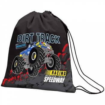 Сумка для взуття 1 Вересня SB-10 Monster Truck, чорний (552587) - Pampik