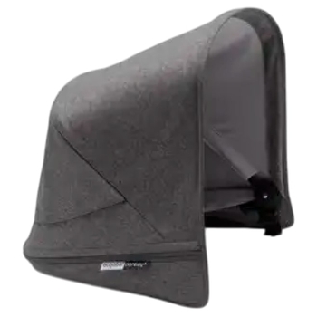 Капюшон для коляски Bugaboo Donkey 3 Grey Melange, сірий меланж (180311GM03) - Pampik - 2