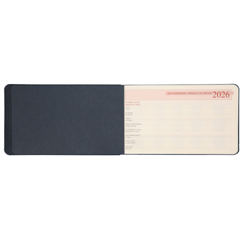 Щотижневик Leo Planner Story, датований 2026, 10х17 см, 128 сторінок, темно-синій (252654) - Pampik - 7