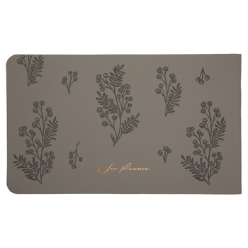 Щотижневик Leo Planner Fiore, датований 2026, 10х17 см, 128 сторінок, сірий (252715) - Pampik - 2
