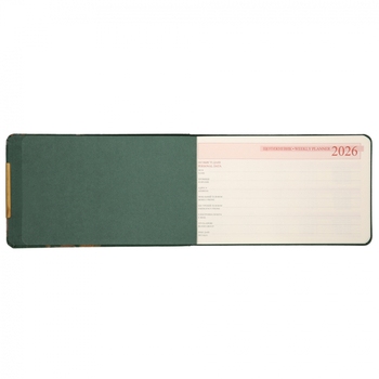 Щотижневик Leo Planner Bloom, датований 2026, 10х17 см, 128 сторінок, зелений (252714) - Pampik - 7