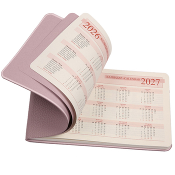 Щотижневик Leo Planner Story, датований 2026, 10х17 см, 128 сторінок, ліловий (252655) - Pampik - 3