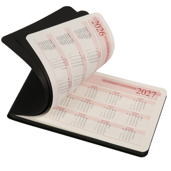 Щотижневик Leo Planner Botanic, датований 2026, 10х17 см, 128 сторінок, чорний (252713) - Pampik - 3