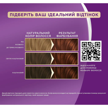 Краска для волос Palette R-4 Каштан, 110 мл - Pampik - 2