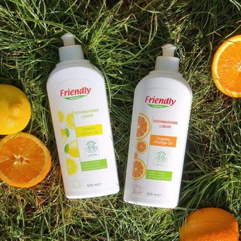 Органическое средство для мытья Friendly Organic с лимонным маслом, 1 л - Pampik - 6
