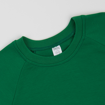 Реглан Garnamama Basic Sweatshirt інтерлок 128 Зелений (1075160.1327826) - Pampik - 3