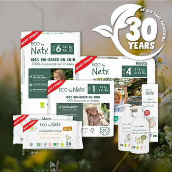 Органічні підгузки на липучках Eco by Naty 4 (7-18 кг), 44 шт. - Pampik - 6