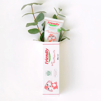 Органическая детская зубная паста Friendly Organic, 50 мл - Pampik - 7