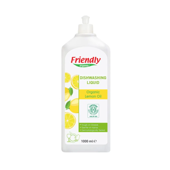 Органическое средство для мытья Friendly Organic с лимонным маслом, 1 л - Pampik
