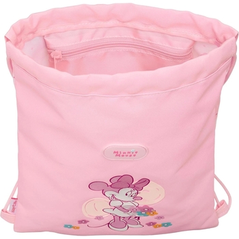 Сумка-рюкзак для взуття Safta Minnie Mouse, 26х34 см, рожевий (622528855) - Pampik - 5