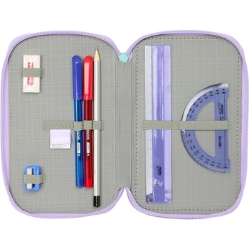 Пенал Safta Frozen, потрійний, з наповненням, 37 предметів, бузковий (412571857) - Pampik - 5