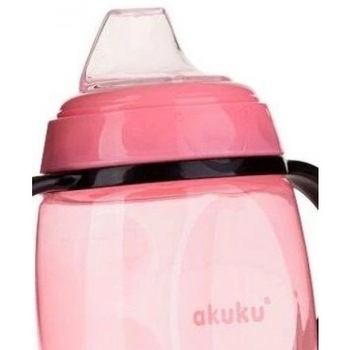Чашка-непроливайка Akuku с силиконовым носиком, 280 мл, розовый (A0429) - Pampik - 3