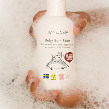Органічна дитяча піна для ванни Eco by Naty, 200 мл - Pampik - 2