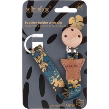 Універсальна стрічка для пустушки Akuku Листочки (A0583) - Pampik - 6