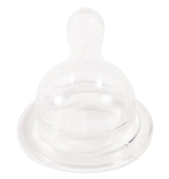 Соска силіконова Курносики, кругла, для широкого горлечка, розмір L, від 6 міс. (7033 L) - Pampik