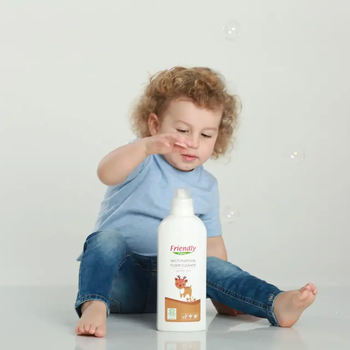 Органическое универсальное средство для всех видов пола Friendly Organic, 1 л - Pampik - 7