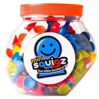 Конструктор Fat Brain Toys Mini Squigz з присосок, 75 присосок - Pampik - 7