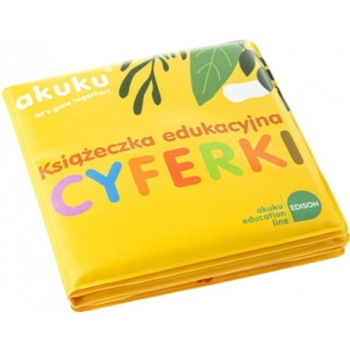 Развивающая мягкая книжка-игрушка Akuku Цифры (A0474) - Pampik