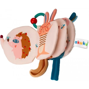 Сенсорна книжка-іграшка Akuku Їжачок (A0673) - Pampik - 3