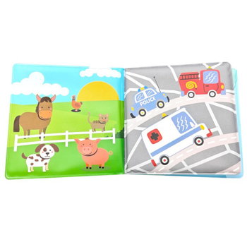 Розвиваюча м'яка книжка-іграшка Akuku Перші кроки (A0477) - Pampik - 6