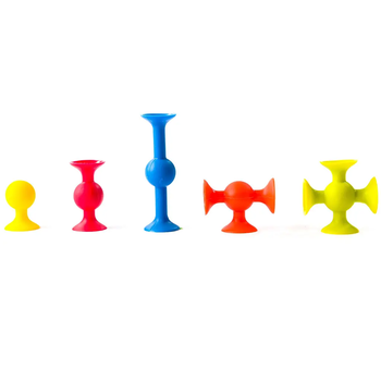 Конструктор Fat Brain Toys Mini Squigz з присосок, 75 присосок - Pampik - 3