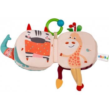 Сенсорная книжка-игрушка Akuku Слоник (A0672) - Pampik - 3