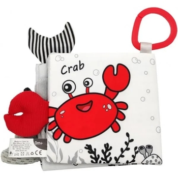 Сенсорная книжка-игрушка Akuku Морские животные (A0480) - Pampik - 7