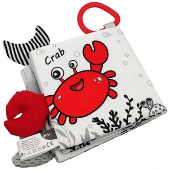 Сенсорная книжка-игрушка Akuku Морские животные (A0480) - Pampik - 8