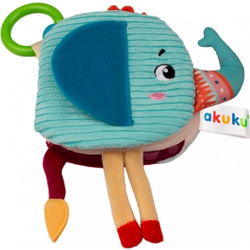 Сенсорная книжка-игрушка Akuku Слоник (A0672) - Pampik