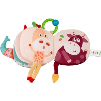 Сенсорная книжка-игрушка Akuku Слоник (A0672) - Pampik - 4