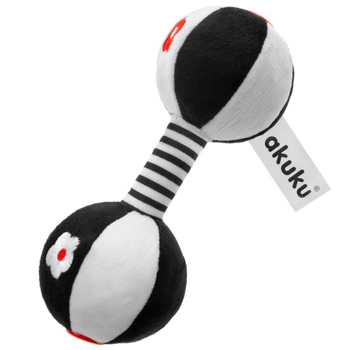 Плюшеве брязкальце Akuku Гантель (A0482) - Pampik - 2