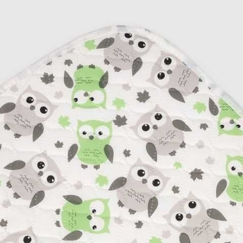 Сповивальний килимок Akuku 55x70 см сірі сови (A0258) - Pampik - 2