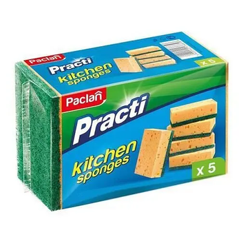 Губки кухонные Paclan 5 шт. - Pampik