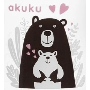 Пляшечка для годування Akuku Чорний ведмедик, 125 мл (A0004) - Pampik - 5