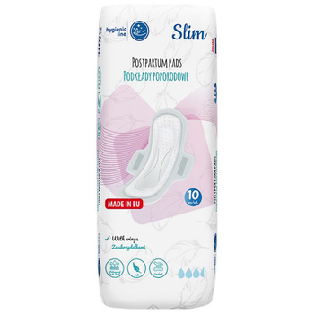 Послеродовые прокладки Akuku SLIM, 10 шт. (A0069) - Pampik