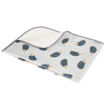 Коврик для пеленания Akuku Ежики, 70x50 см, серый (A1044) - Pampik