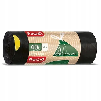 Мешки Paclan для мусора Эко Line 40 л, 15 шт - Pampik