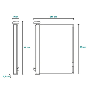 Захисний бар'єр Lionelo Theo Grey Concrete (LO-THEA GREY CONRETE) - Pampik - 6